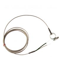 Termocoppia a superficie tubo, overbraid in acciaio inox in fibra di vetro - Tipo K,J