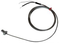 Termocoppia a bullone IEC, cavo intrecciato in acciaio inox in fibra di vetro - tipo K, J