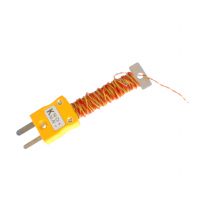 Termocoppia a giunzione esposta ANSI ordinata per cavi PFA con mini spina montata - tipi K, T