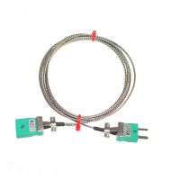 Tipo K Glassfibra Thermocouple Estensione Con plug &amp; Sockets (IEC)